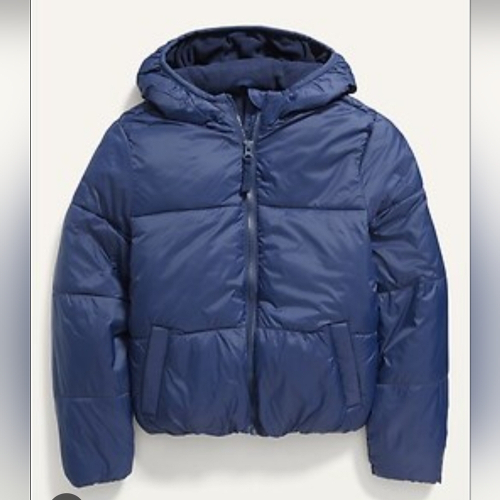 OLD NAVY Wind-Resistant Frost-Free Puffer Jacket for Girls SIZE 10-12